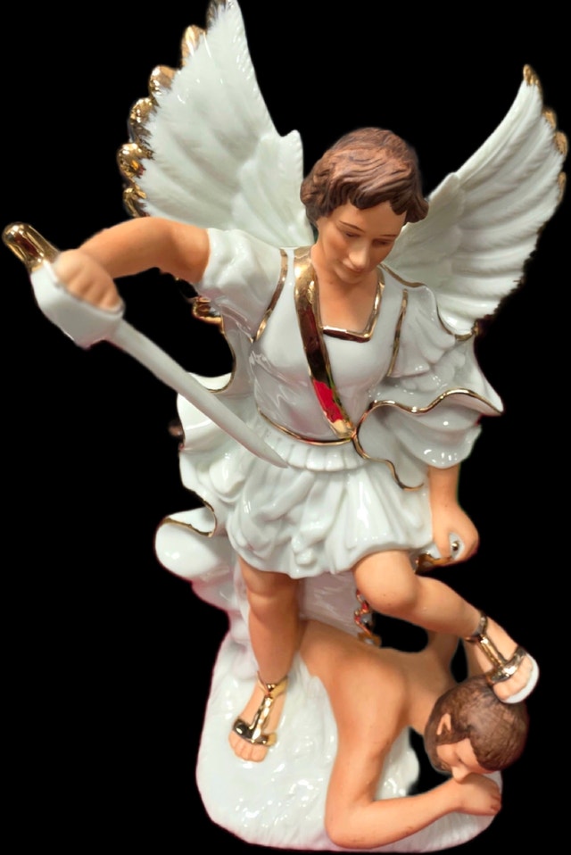 St. Michael Archangel Porcelain Figurine