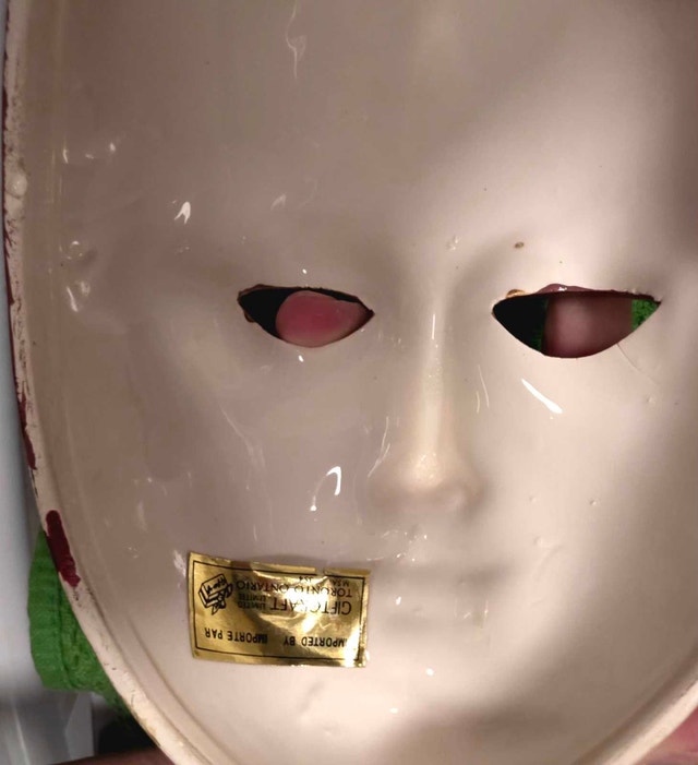 Ceramic Harlequin Wall Mask - photo 2