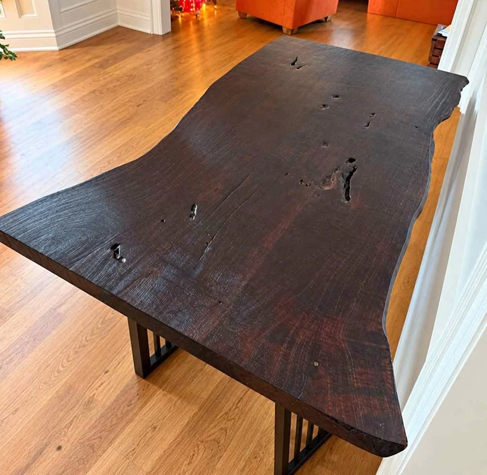 Raw Edge Dining Room Table