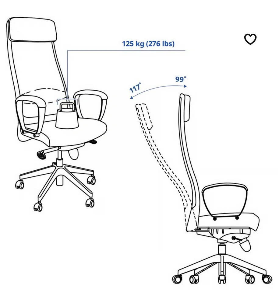 IKEA MARKUS Office Chair - photo 5