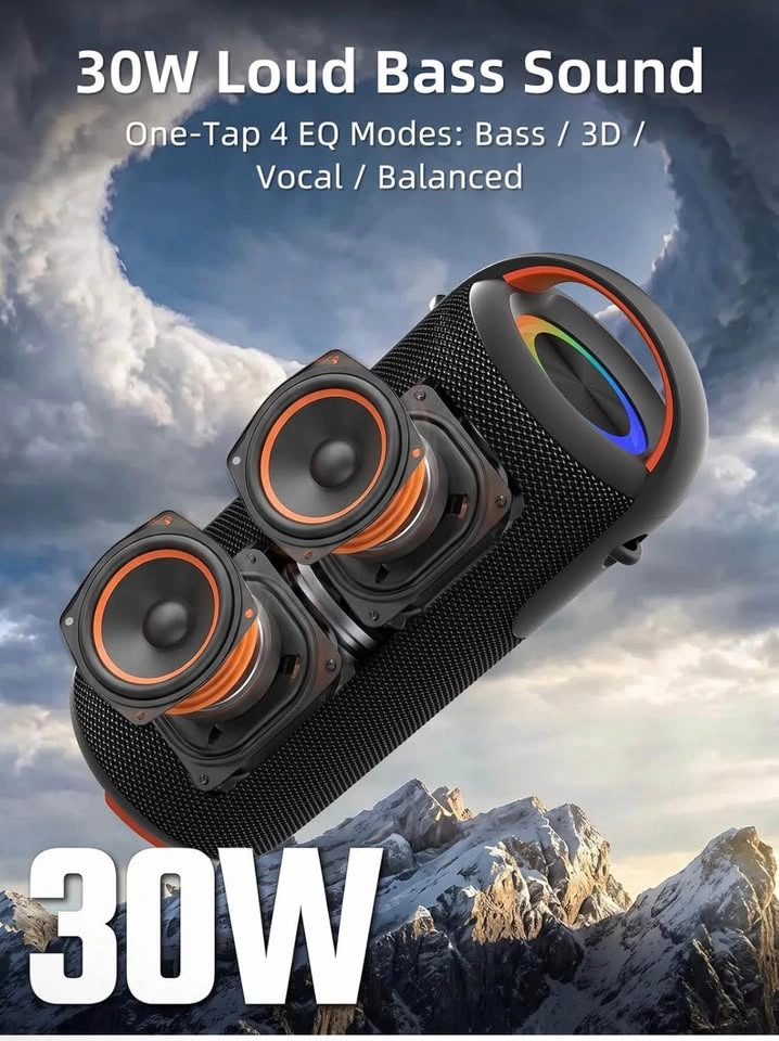 Portable Bluetooth Speaker, 30W - photo 2