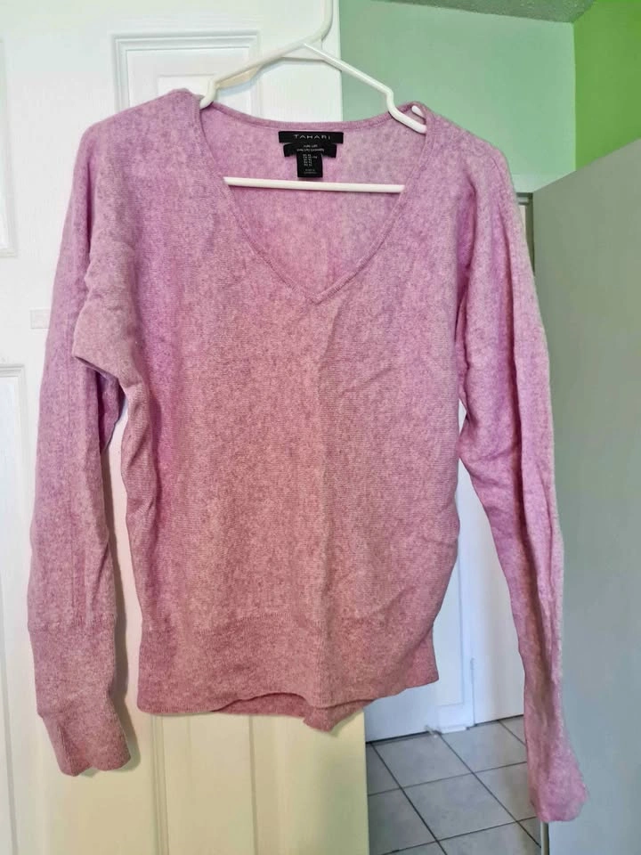 Tahari Sweater Cashmere size XL