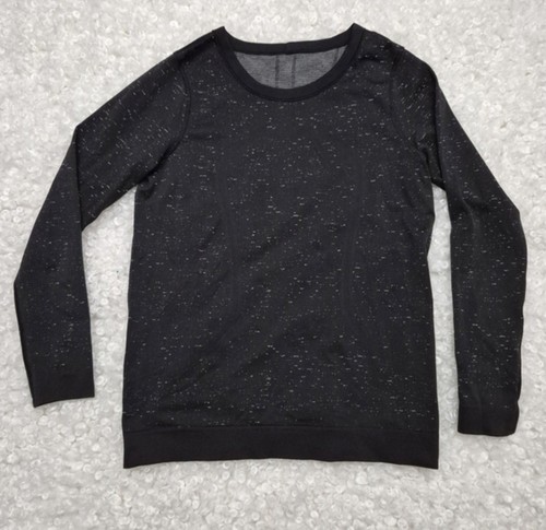 Lululemon Swiftly Tech Long Sleeve Top 6 Black Sparkle - photo 2