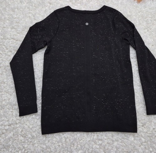 Lululemon Swiftly Tech Long Sleeve Top 6 Black Sparkle - photo 3