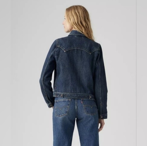 BNWT Levi’s Riveted Western Trucker Jacket Denim XS - photo 3