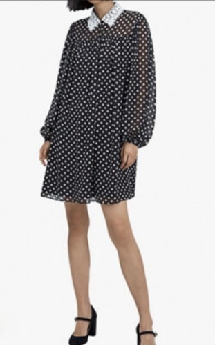 Kate Spade New York Retro Domino Dot Swing Dress XXS - photo 2
