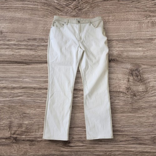 Abercrombie & Fitch Slim Straight Faux Leather Jeans 34-18 - photo 4