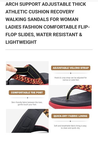BNWT Kuailu Women 11 Orthopedic Recovery Flip Flop - photo 5