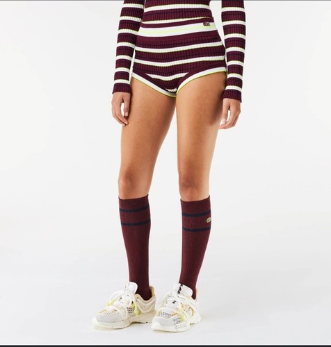 NWT Lacoste x Venus Williams EleVen Striped Lounge Shorts S - photo 2