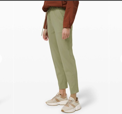 Lululemon Keep Moving Pant 7/8 High-Rise Rosemary Green 8