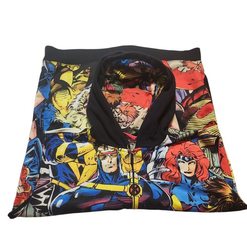 Disney Marvel X-Men Jim Lee Art Sleeveless Zip Hoodie Vest XS - photo 5