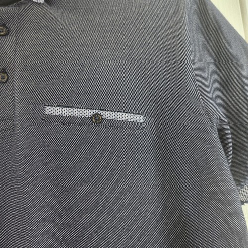 Denim & Flower Ricky Singh Men Polo Blue M Short Sleeve - photo 4