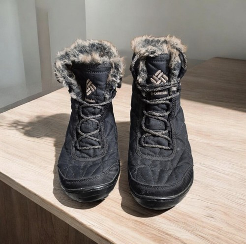 Columbia Ice Maiden Shorty Black Winter Boots Women's 7.5 - photo 2