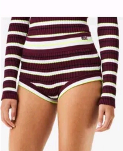 NWT Lacoste x Venus Williams EleVen Striped Lounge Shorts S