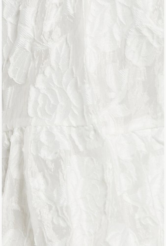 Bardot Frankie Mini Dress M US 6 White Coquette Romantic - photo 5
