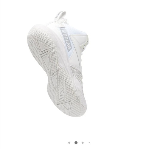BNWOT Moolah Youth White Basketball Shoes Size 4.5 - photo 5