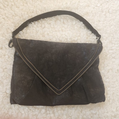 Matt&Nat Black Vegan Large Enveloppe Clutch Shoulder Bag - photo 3
