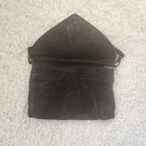 Matt&Nat Black Vegan Large Enveloppe Clutch Shoulder Bag - photo 4