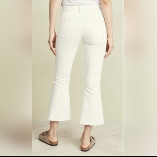 FRAME Denim Le Bardot High Flare Jeans 25 Striped Courtyard - photo 4
