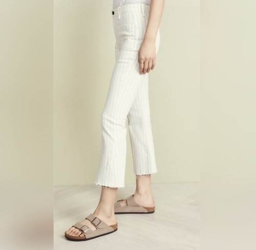 FRAME Denim Le Bardot High Flare Jeans 25 Striped Courtyard - photo 5