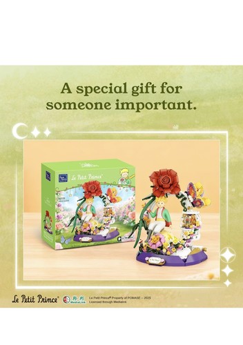 New Pantasy 86336 Le Petit Prince Starry Garden Building Set - photo 4