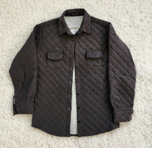 London Sole Sz S Korean Gray Quilted Utility Light Jacket - photo 2