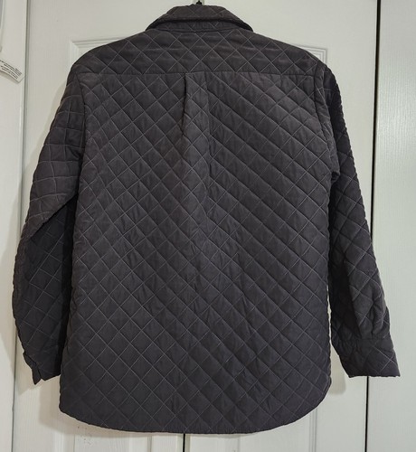 London Sole Sz S Korean Gray Quilted Utility Light Jacket - photo 3
