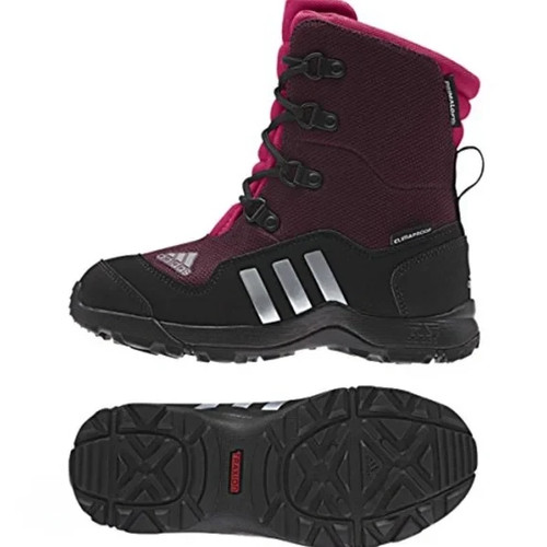 Adidas Climaheat PrimaLoft Snow Boots Sz 5 Pink Purple