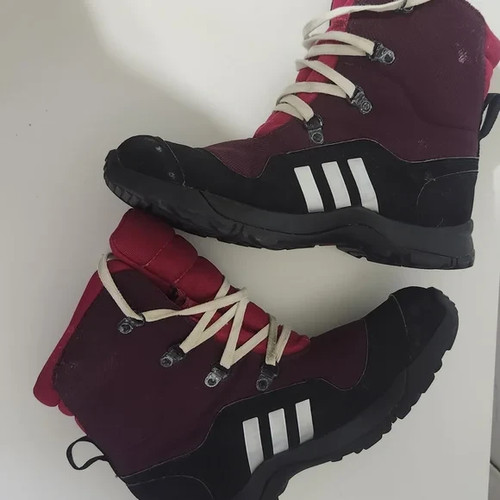 Adidas Climaheat PrimaLoft Snow Boots Sz 5 Pink Purple - photo 4
