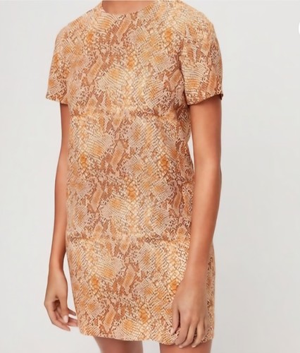 Aritzia Babaton Patricio Short Sleeve Mini Snake Print Dress - photo 5