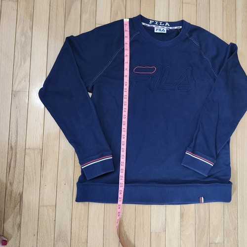Fila Men’s Blue Navy Crewneck Classic Sweater XL Y2K - photo 5