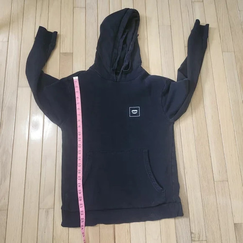 Chomp Black Skeleton Hoodie Sz S Y2K Streetwear Skater - photo 4