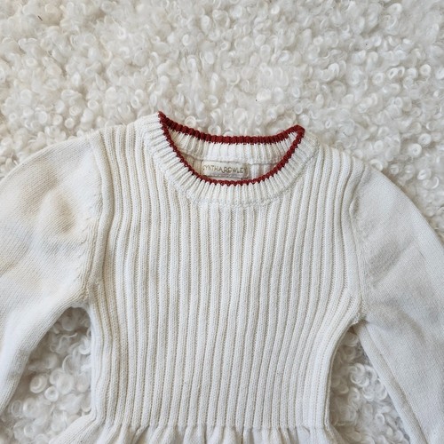 Cynthia Rowley Sz 4 White Knit Owl Embroidered Dress - photo 4
