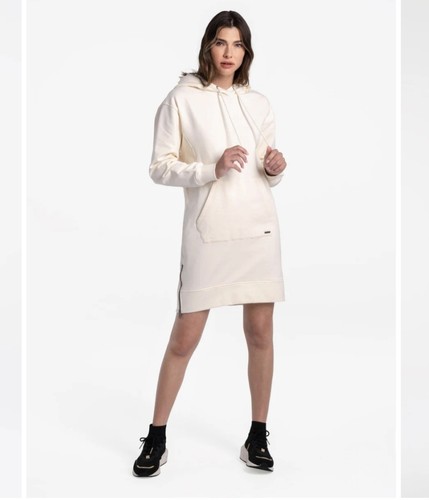 BNWT Lolë Constance Pink Sherpa Sweater Dress Size S - photo 5