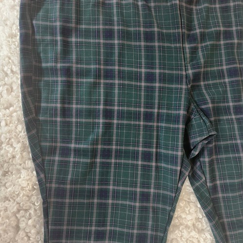 Torrid Plus Sz 6T Green Plaid Ponte Skinny Pants High Rise - photo 4