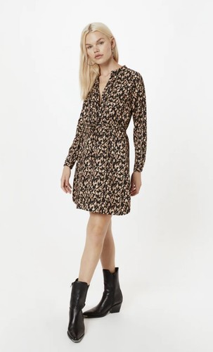 BNWT Women’s Abstract Leopard Print Mini Dress S