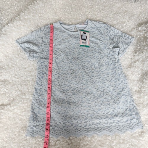 BNWT Teddi Rose Sz XL Lace Women's Top Light Blue - photo 5