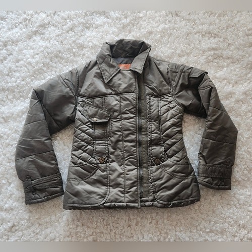 One by One Kids Quilted Jacket 140cm 9/10 Y Khaki Green - photo 2