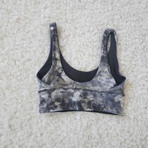 Lululemon Sz 4 Align Bra Shine Silver Support Sports Bra - photo 3