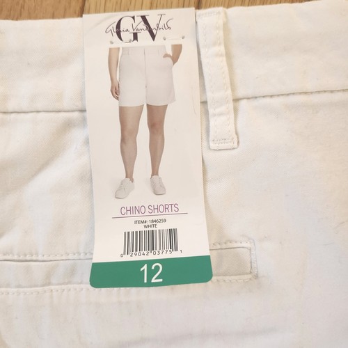 Brand New Gloria Vanderbilt Ladies' White Chino Shorts - photo 4