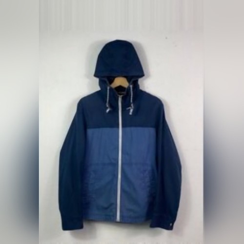 Uniqlo Men’s Dual-Tone Blue Windbreaker Jacket Sz M