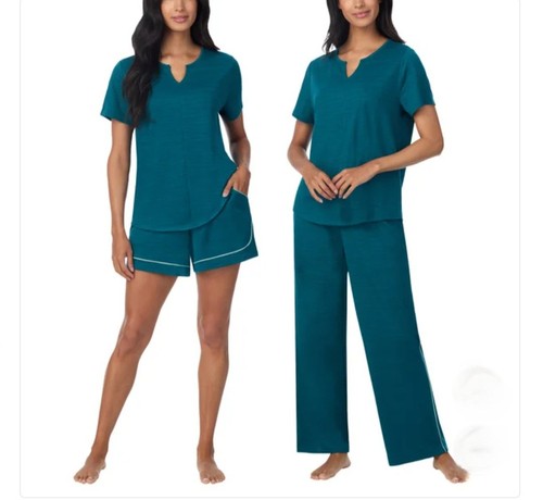 BNWT Carole Hochman XXL 3-Piece Pajama Set - Teal