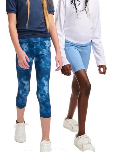 BNWOT LOLE Youth Girls Set Biker Short & Capri Leggings 10-12
