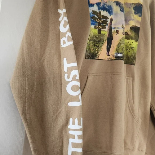 Cordae Lost Boy Hoodie S Tan Rap Hip Hop Album Art Sweatshirt - photo 5