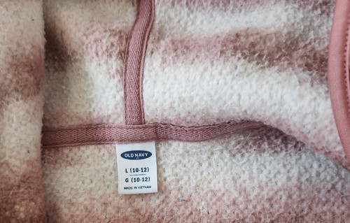 Old Navy Girls Sz 10 Sherpa Half Zip Hoodie Pullover Jacket - photo 5