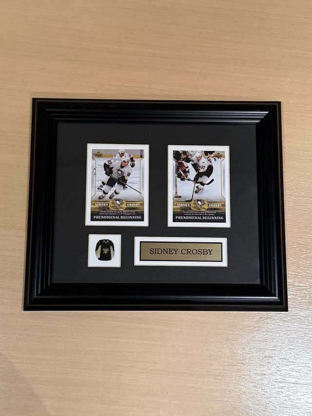 Upper Deck Sidney Crosby Framed Collectible