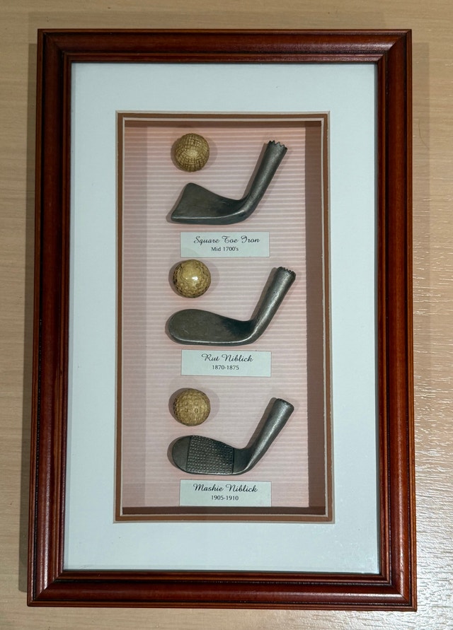 Vintage Golf Club Display Shadow Box - photo 2