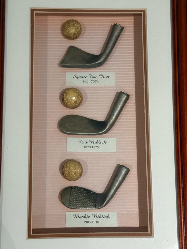 Vintage Golf Club Display Shadow Box - photo 3