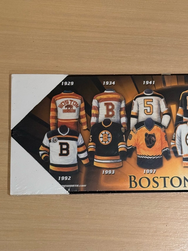 Boston Bruins Jersey Evolution Plaque NHL - photo 2