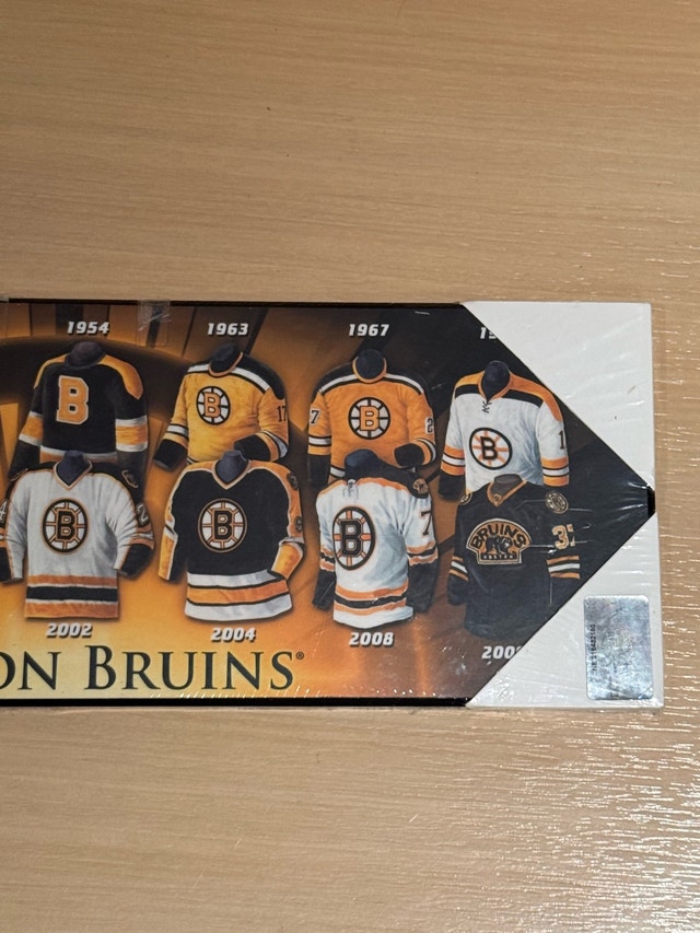 Boston Bruins Jersey Evolution Plaque NHL - photo 4